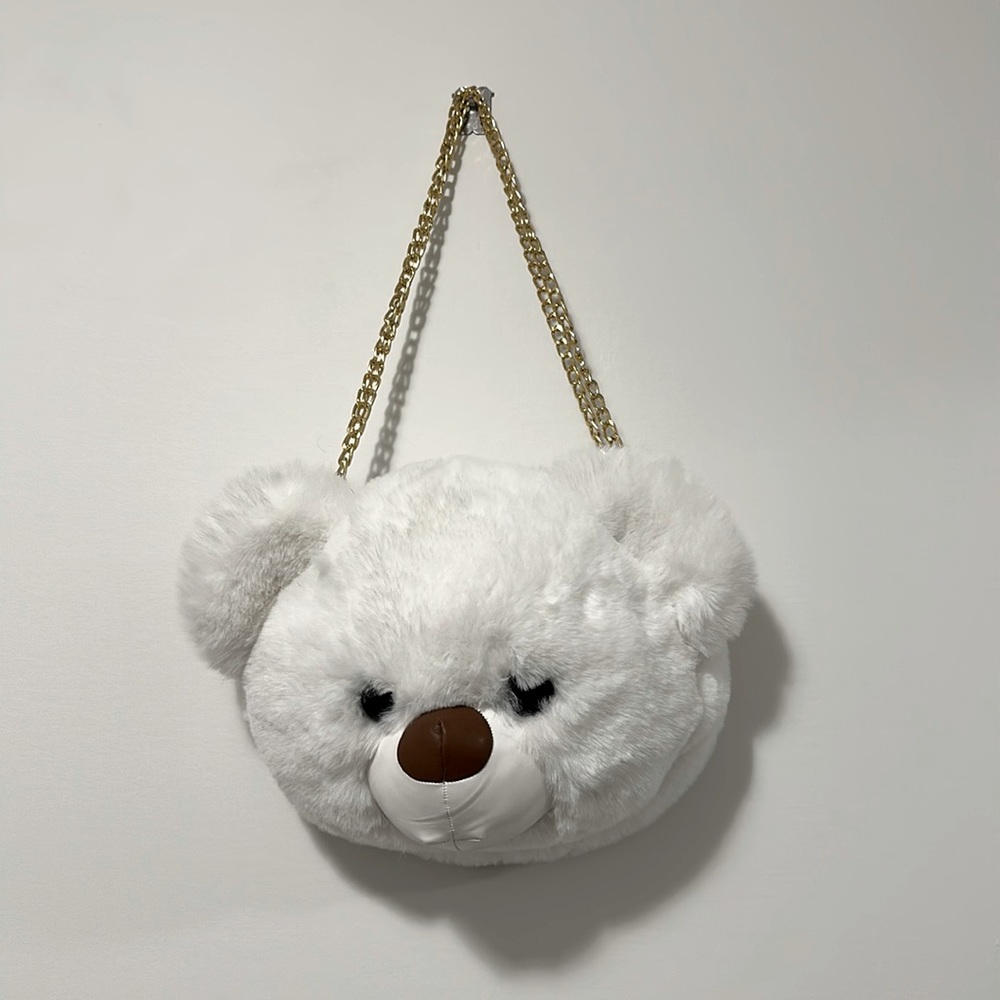 TEDDY BEAR HEAD HANDBAG